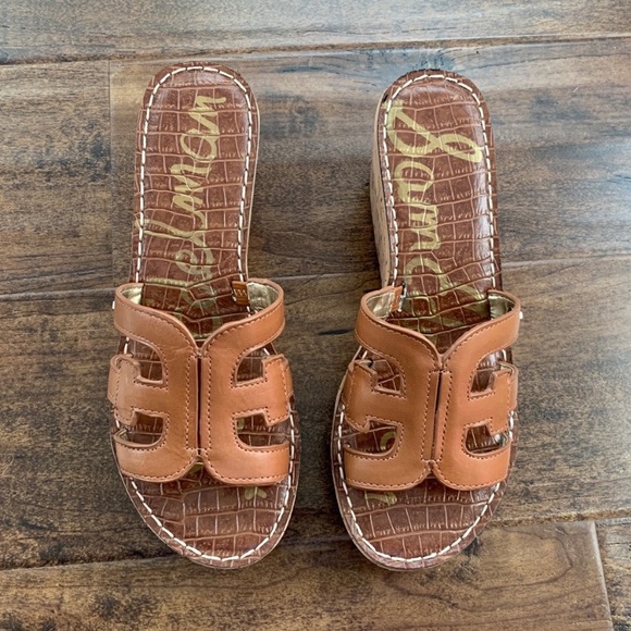 Sam Edelman Regis Platform Wedge size 7.5 - Picture 3 of 6